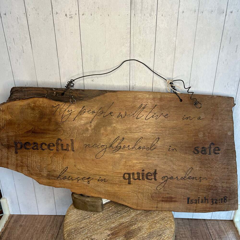 Wall Art Wood Art Boho Home Decor Artist Gift Encouragement Comfort NEW - Picture 6 of 8